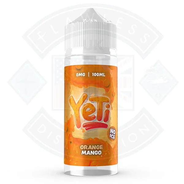 Yeti Defrosted – Orange Mango No Ice 100ml 0mg Shortfill E-Liquid