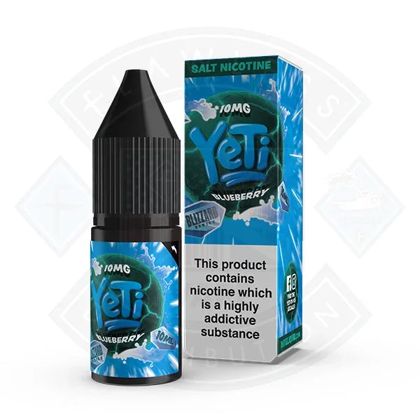 Yeti Salt – Blizzard Blueberry 10ml E Liquid