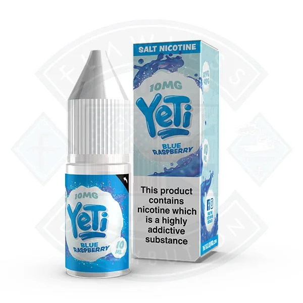 Yeti Salt – Blue Raspberry 10ml E Liquid