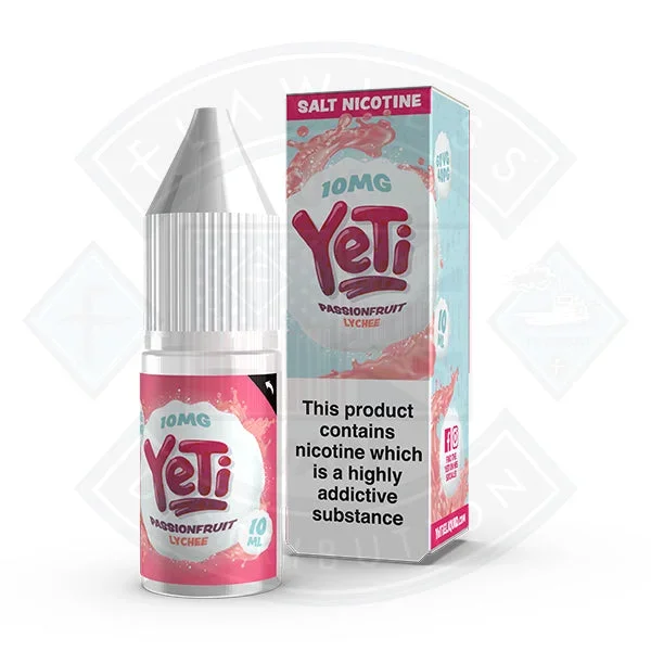 Yeti Salt – Passionfruit Lychee 10ml E Liquid
