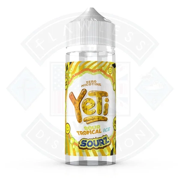 Yeti Sourz Tropical Ice 0mg 100ml Shortfill E-Liquid