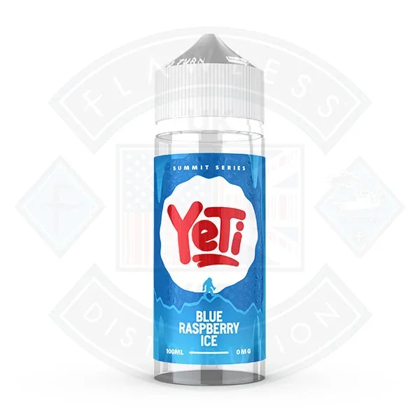 Yeti Summit Series – Blue Raspberry Ice 0mg0mg 100ml Shortfill