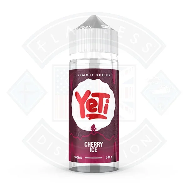 Yeti Summit Series – Cherry Ice 0mg 100ml Shortfill