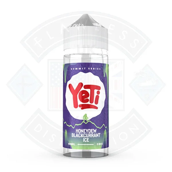Yeti Summit Series – Honeydew Blackcurrant Ice 0mg 100ml Shortfill