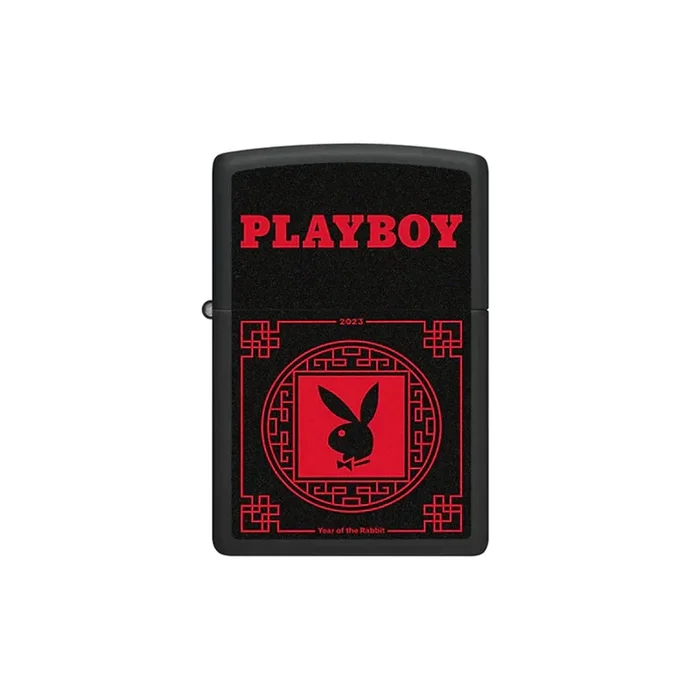 Zippo Lighter – Playboy Red Scan